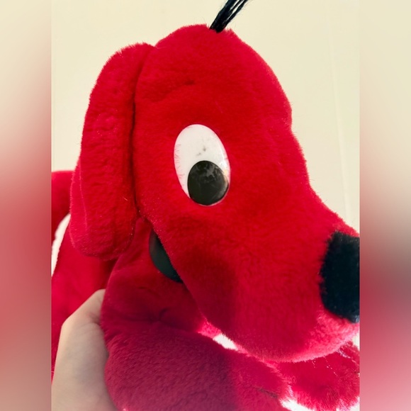 Vintage Clifford the Big Red Dog Plush Hand Puppet - Picture 4 of 7